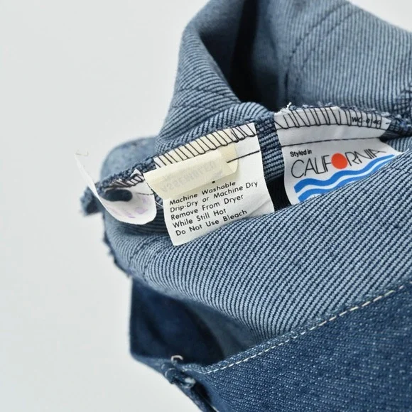 Vtg‎ 1970s Jeans Womens Size 14 California JC Penney 100% Cotton Union Made USA - Picture 8 of 13